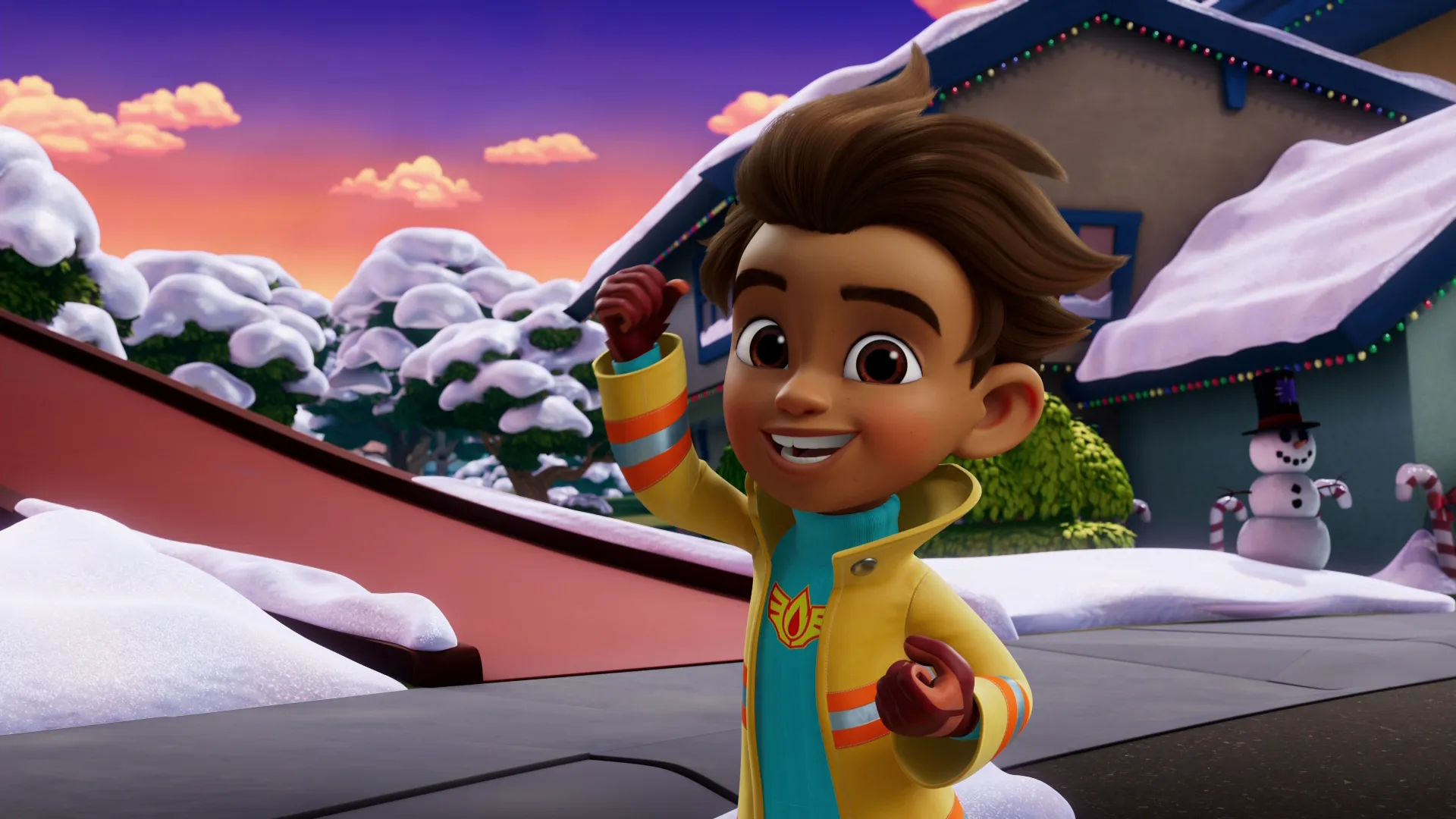 thumbnail - S1:E13 Hanukkah Hullabaloo / The Christmas Car-Sled Race