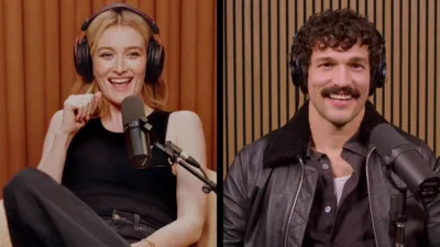 thumbnail - S1:E1 Love Story: JFK Jr. & Carolyn Official Podcast Episode 1: Sarah Pidgeon and Paul Anthony Kelly