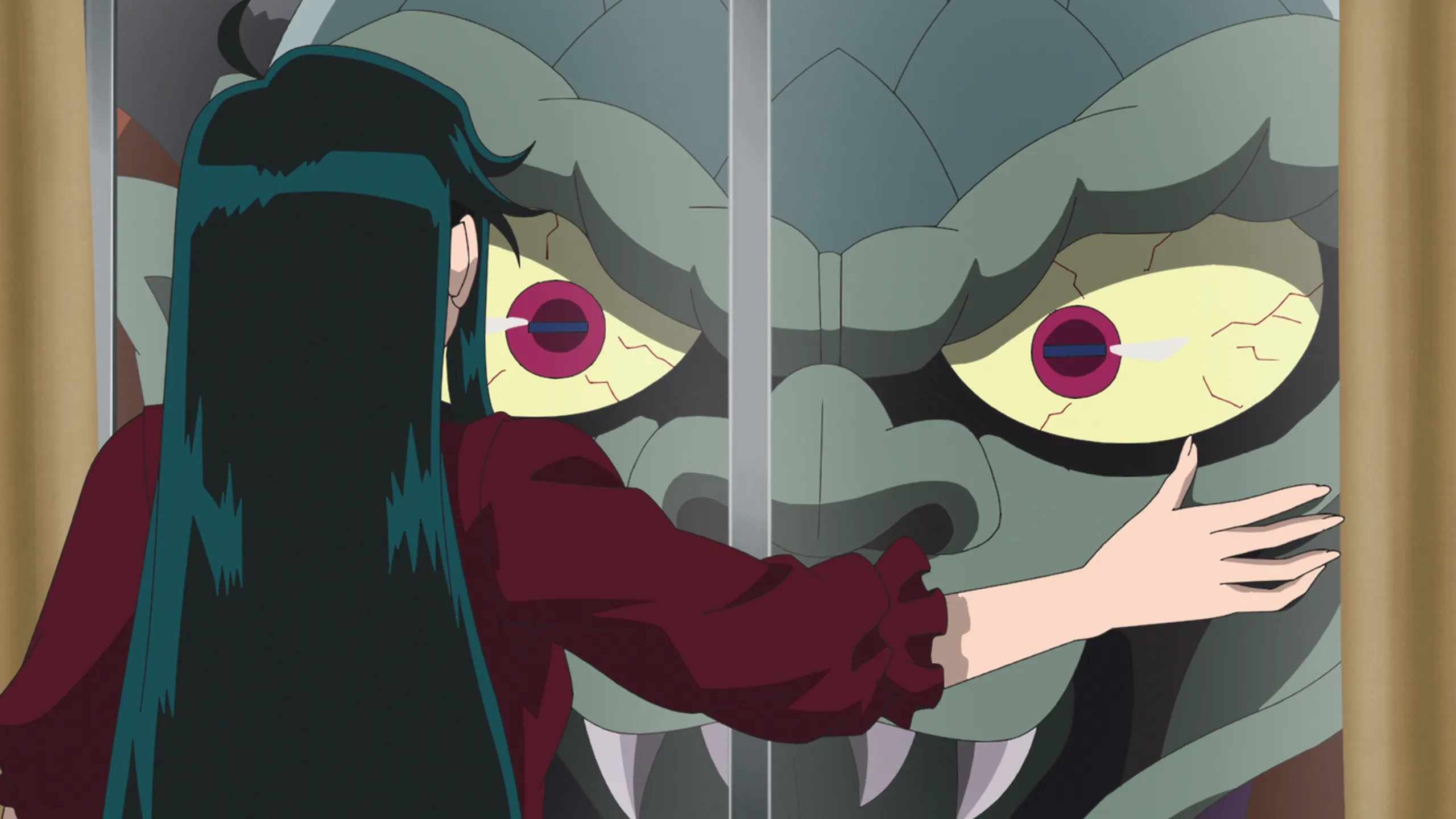 thumbnail - S1：第21話「妖怪しょうけらが窓から覗く」