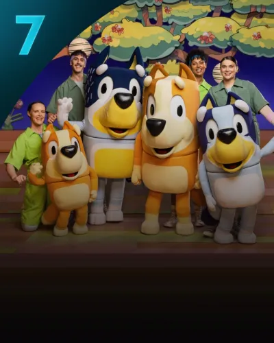 Bluey y el teatro de marionetas