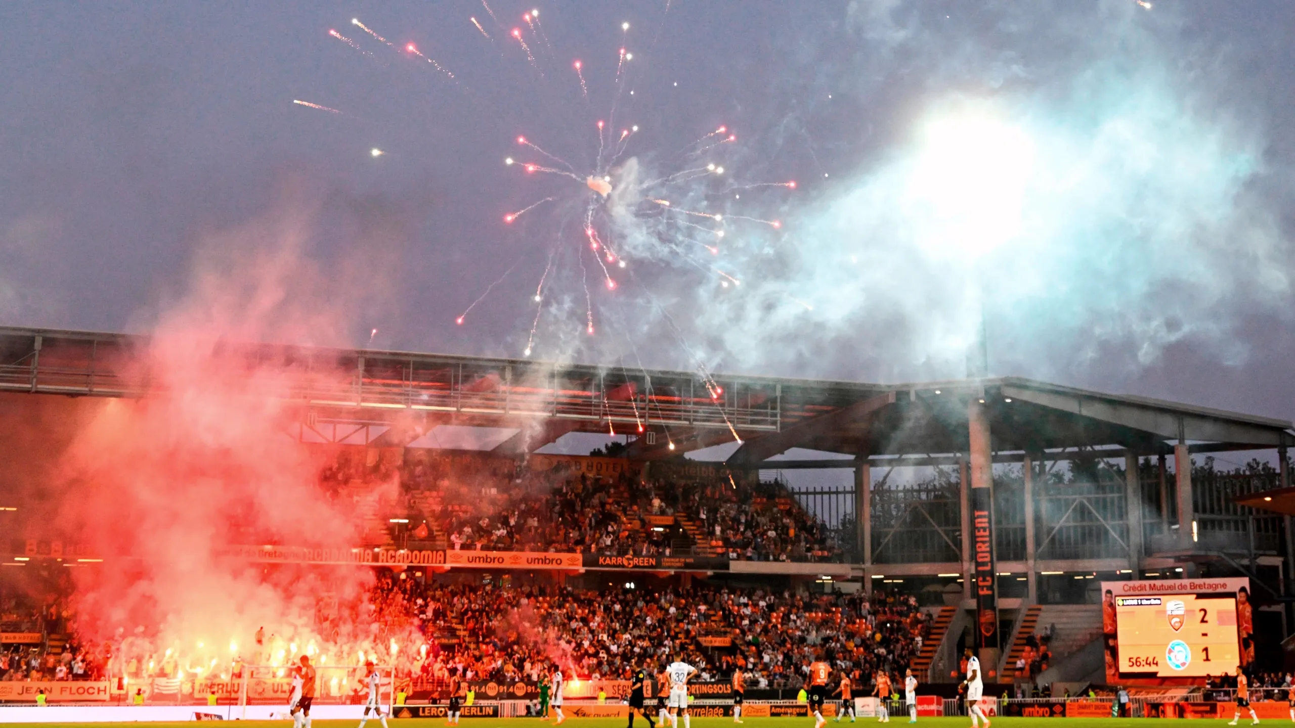 ⁦Lorient vs. Strasbourg⁩