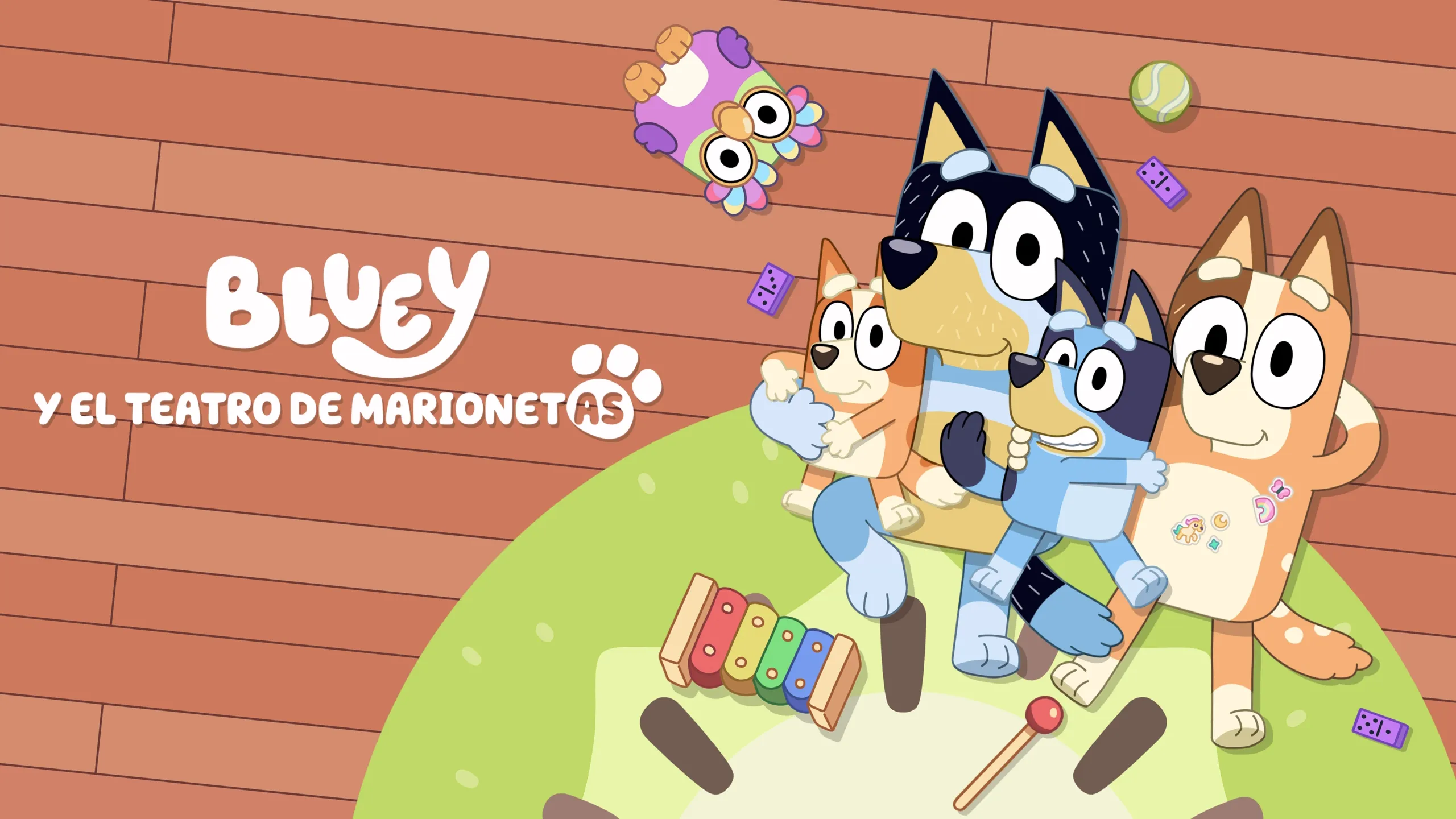 Bluey y el teatro de marionetas