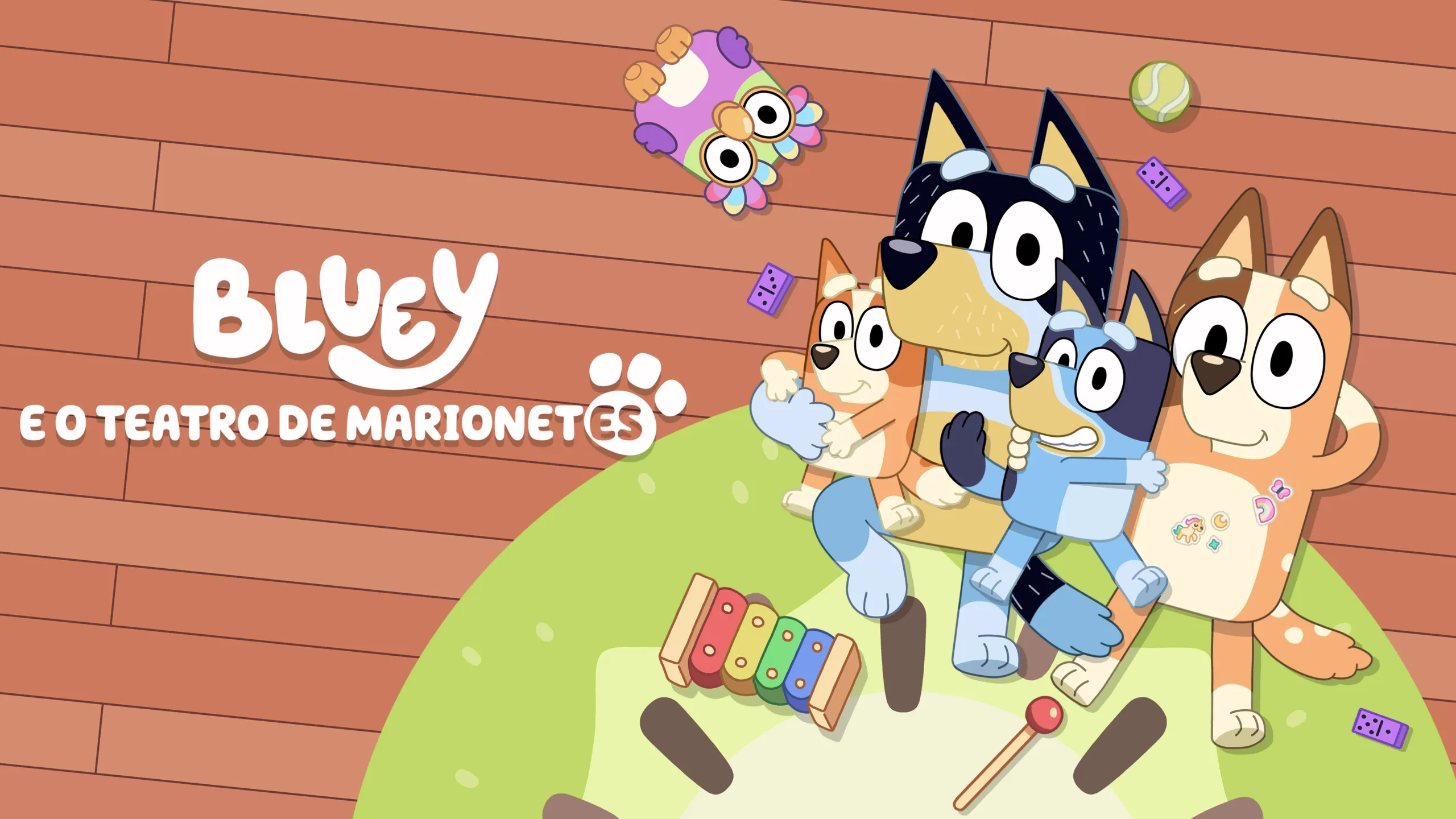 Bluey e o Teatro de Marionetes