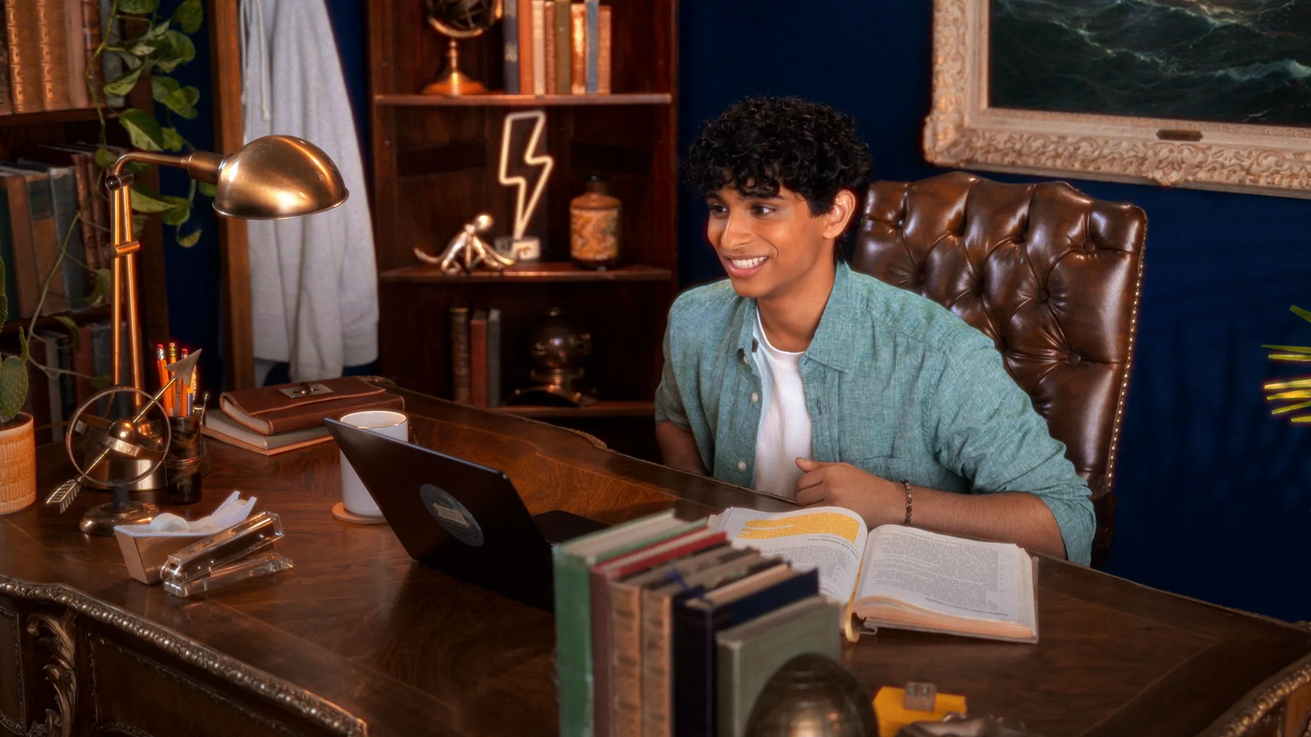 thumbnail - S2:E9 Behind the Percy Jackson Universe With Rick Riordan