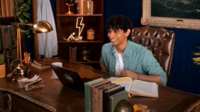 thumbnail - S2:E9 Behind the Percy Jackson Universe With Rick Riordan