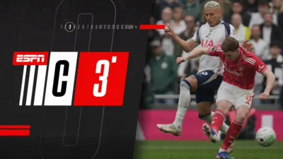 thumbnail - Compacto | Premier League | Tottenham Hotspur vs. Nottingham Forest (3 min)