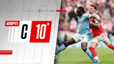 thumbnail - Compacto | Copa da Liga Inglesa | Arsenal x Manchester City - 10 min