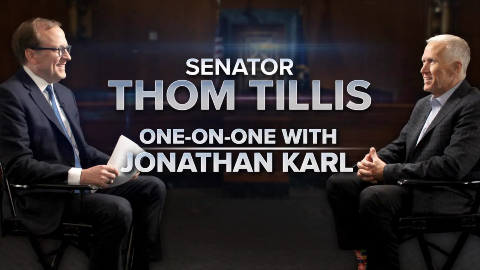 thumbnail - S0:E1 ABC News Live Presents: Sen. Thom Tillis One-on-One with Jonathan Karl