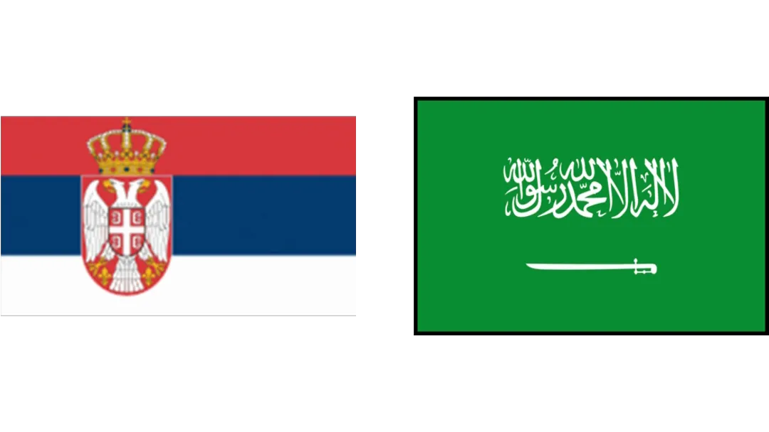 ⁦Serbia vs. Saudi Arabia⁩