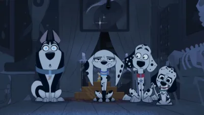 thumbnail - S1:E22 Poodlefall!/ Dotty Dancing (101 Dalmatian Street (2018))