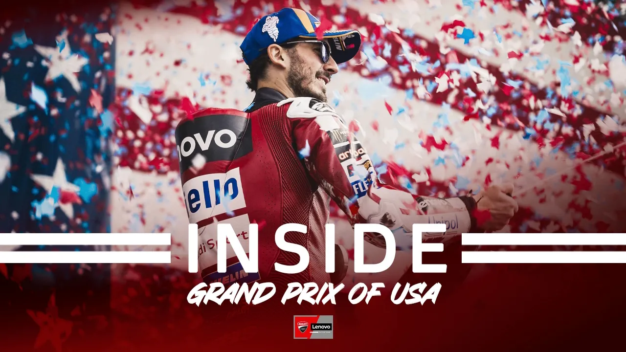 thumbnail - INSIDE Ducati Lenovo Team 2026 | Episodio 03: #USAGP