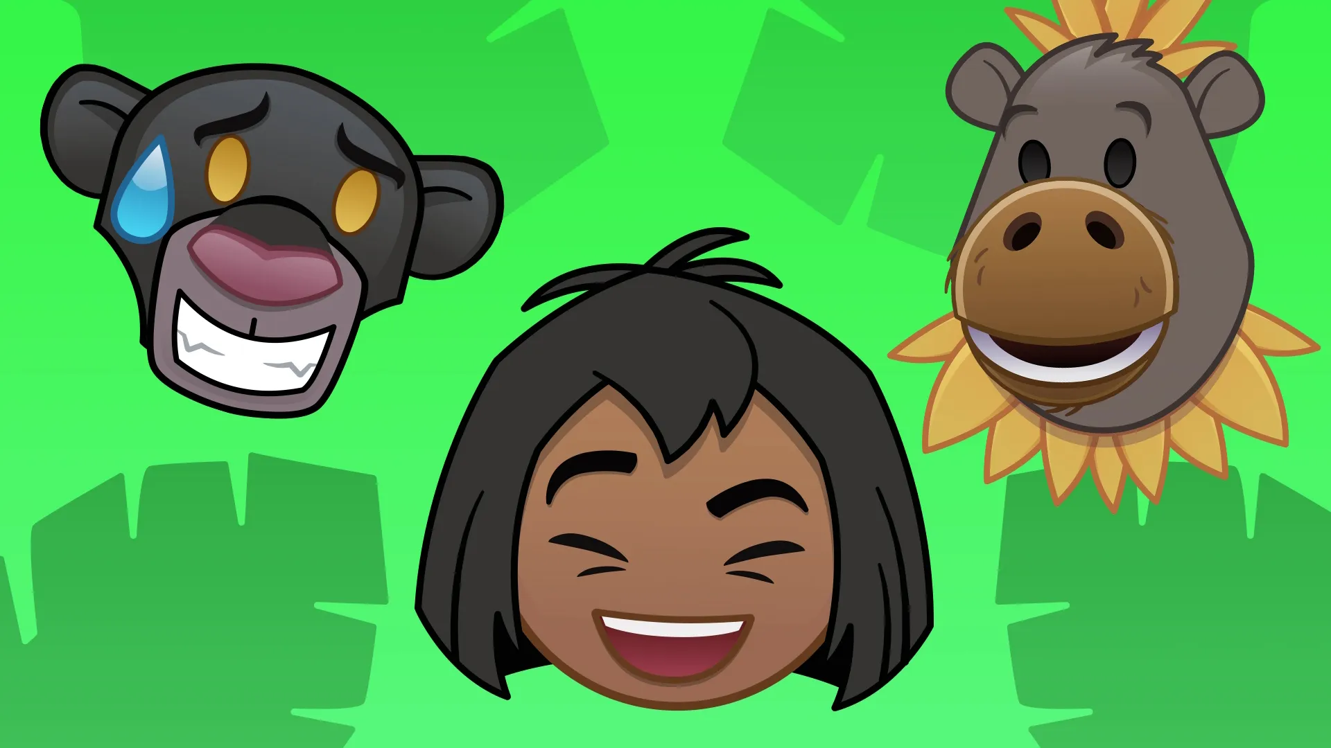 thumbnail - S6:E10 Disney As Told by Emoji: The Jungle Book