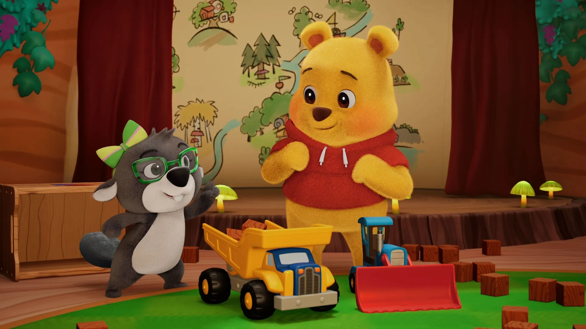 thumbnail - S3:E12 Bea Plays with Toy Trucks