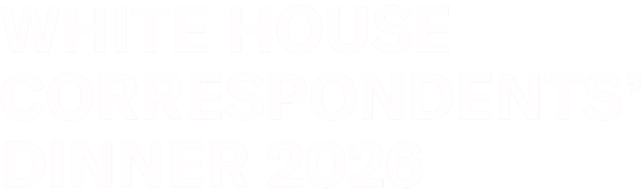 White House Correspondents' Dinner 2026