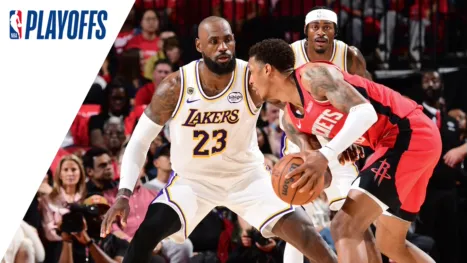 thumbnail - Houston Rockets vs. Los Angeles Lakers (Primera Vuelta, Partido #5)