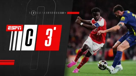 thumbnail - Compacto | UEFA Champions League | Arsenal vs. Atletico Madrid (3 min)
