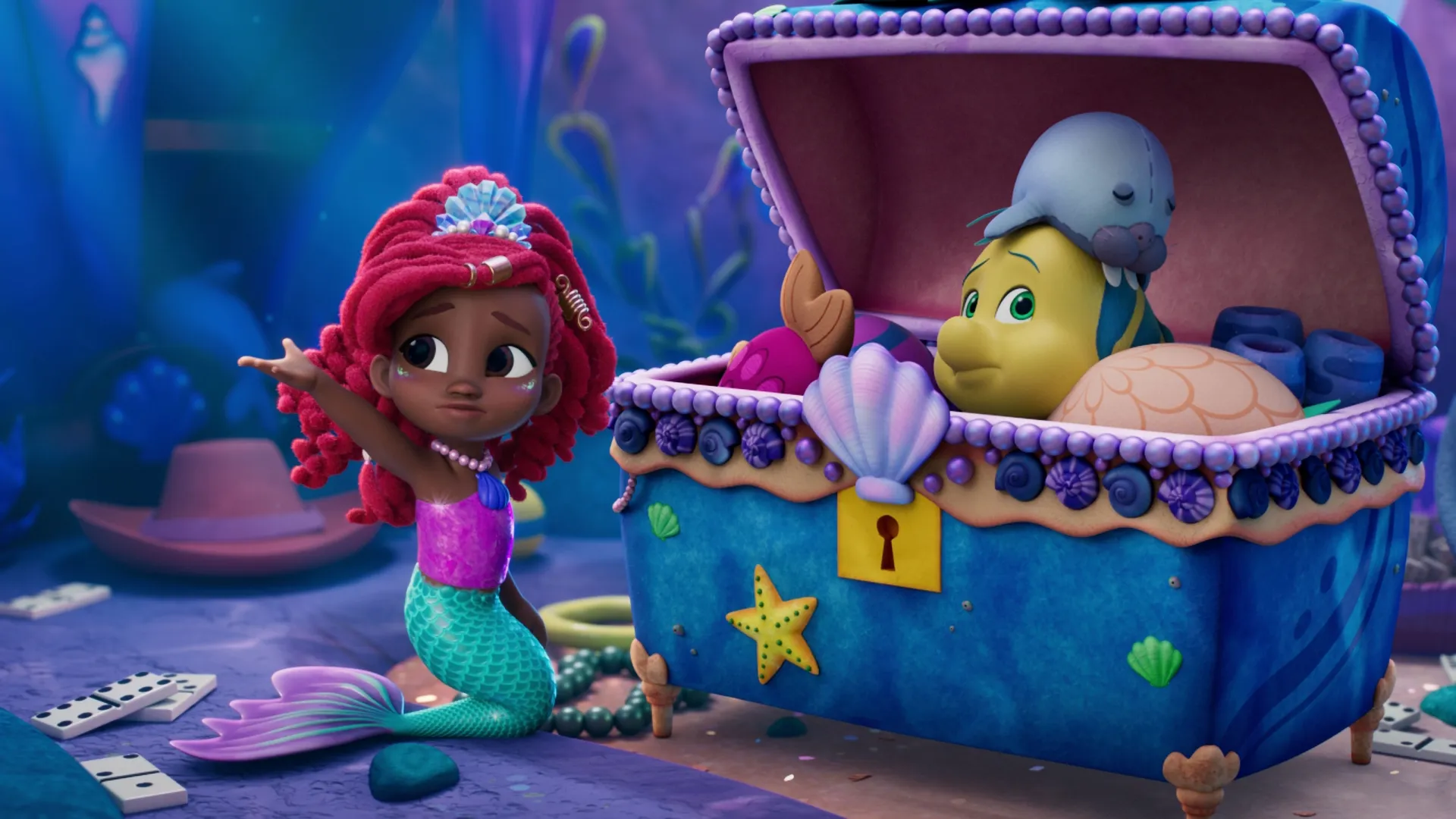 thumbnail - S2:E13 Detective Flounder / Bath Time for Ebb and Flo