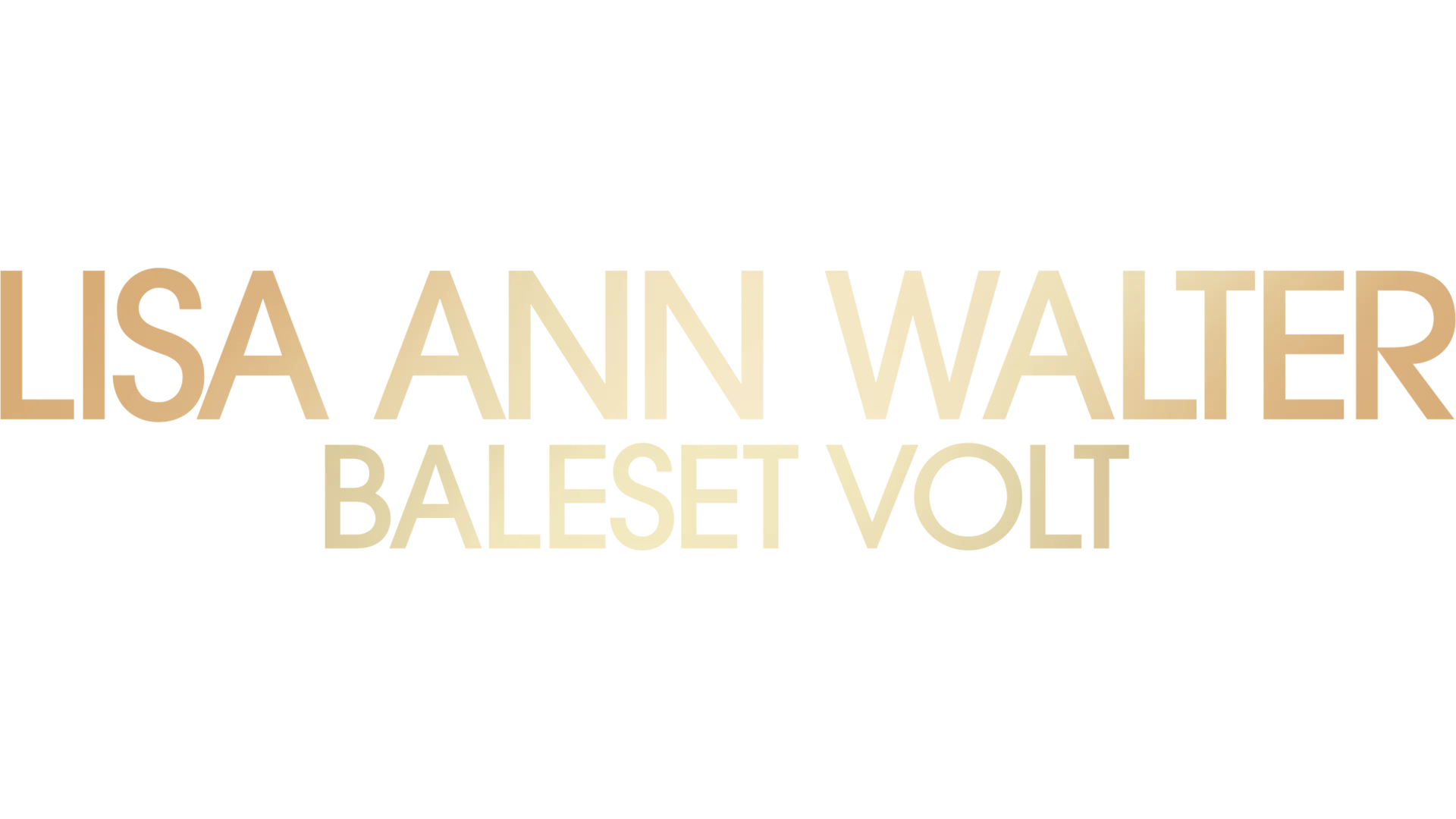Lisa Ann Walter: Baleset volt