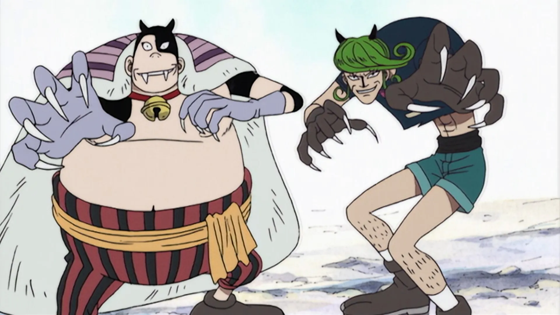 thumbnail - S1:E13 East Blue Episode 13: A Terrifying Duo! The Meowban Brothers Vs. Zoro