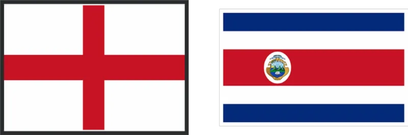 Inglaterra vs. Costa Rica