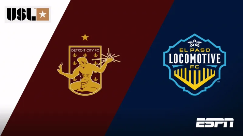 Detroit City FC x El Paso Locomotive FC