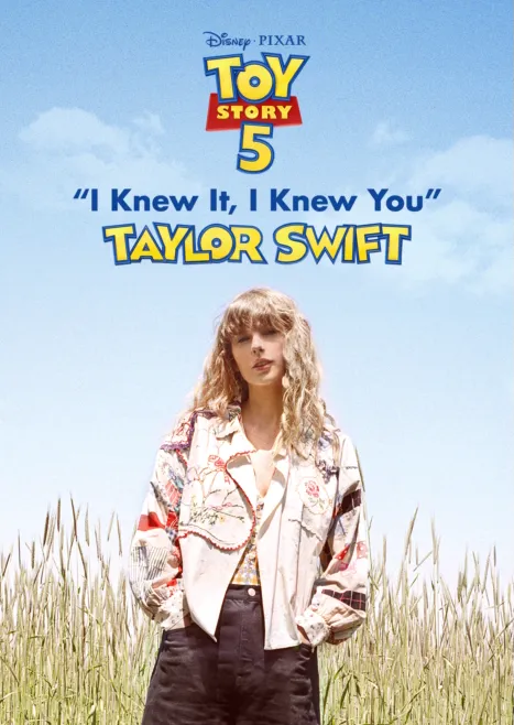 thumbnail - Taylor Swift "I Knew It, I Knew You" | "Toy Story 5" Music Video