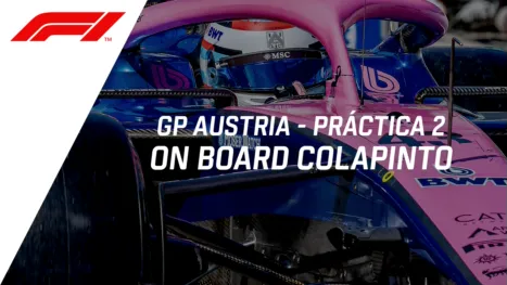 F1 GP Austria, práctica libre #2 | On Board Colapinto