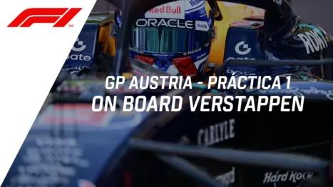 F1 GP Austria, práctica libre #1 | On Board Verstappen