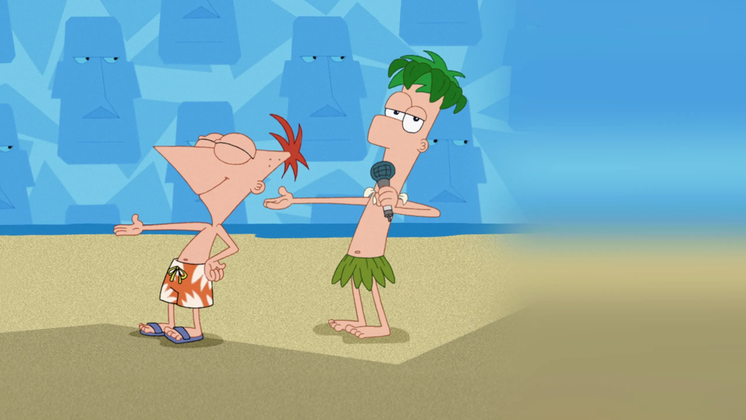 ‪"Backyard Beach" (Sing-Along) | Phineas and Ferb Music Video‬