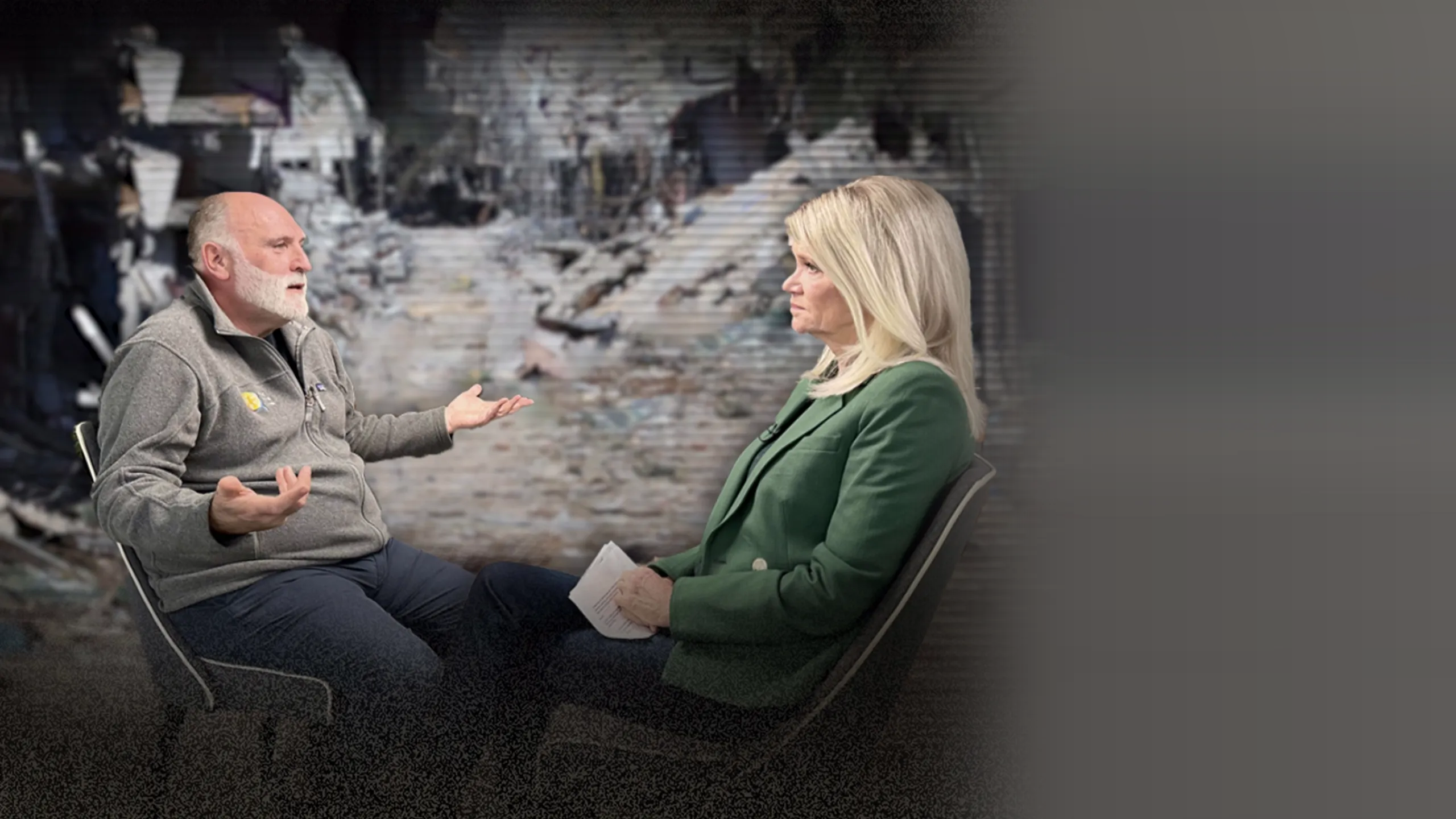 ‪Toll of War: The José Andrés Interview | Martha Raddatz Reports‬