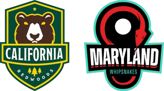 California Redwoods vs. Maryland Whipsnakes