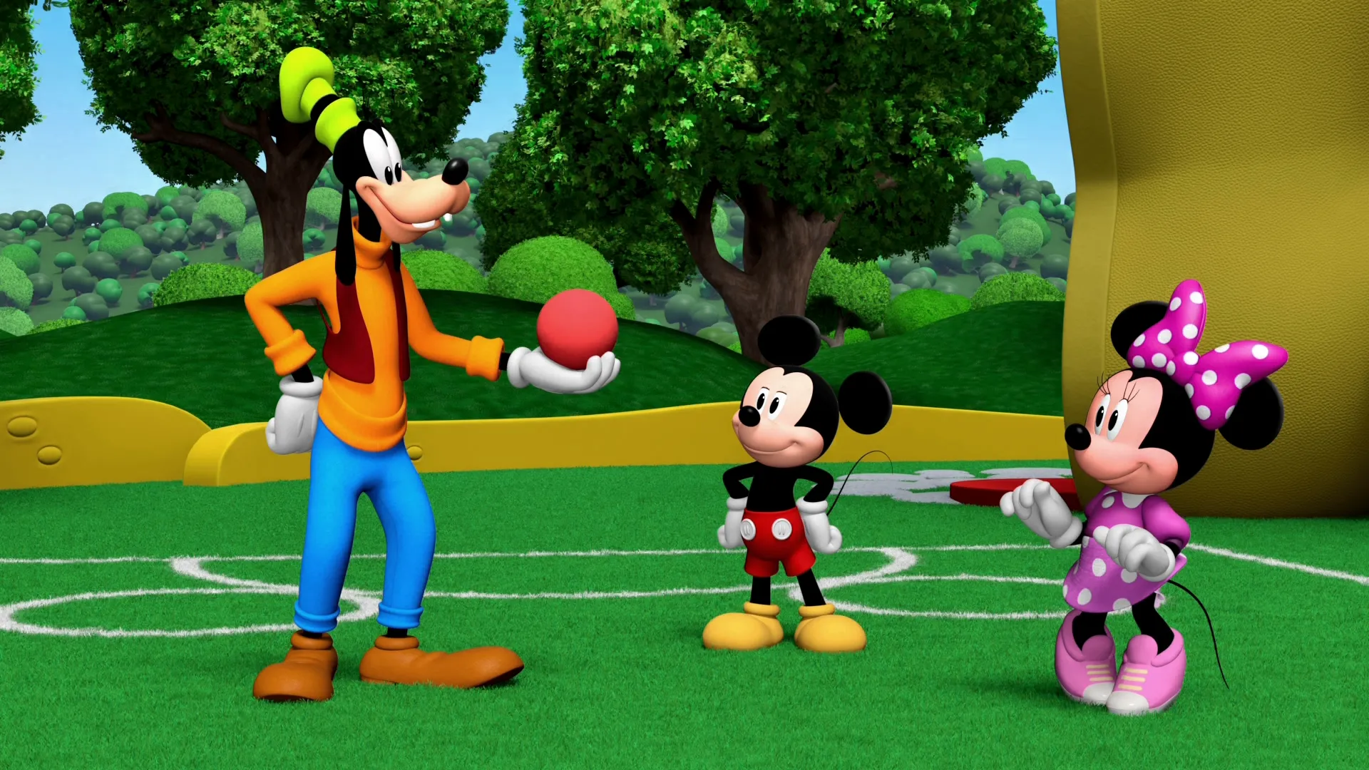 thumbnail - S5:E9 Mickey, Minnie, and Goofy Play Throw and Roll with You
