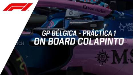 F1 GP Bélgica, práctica libre #1 | On Board Colapinto