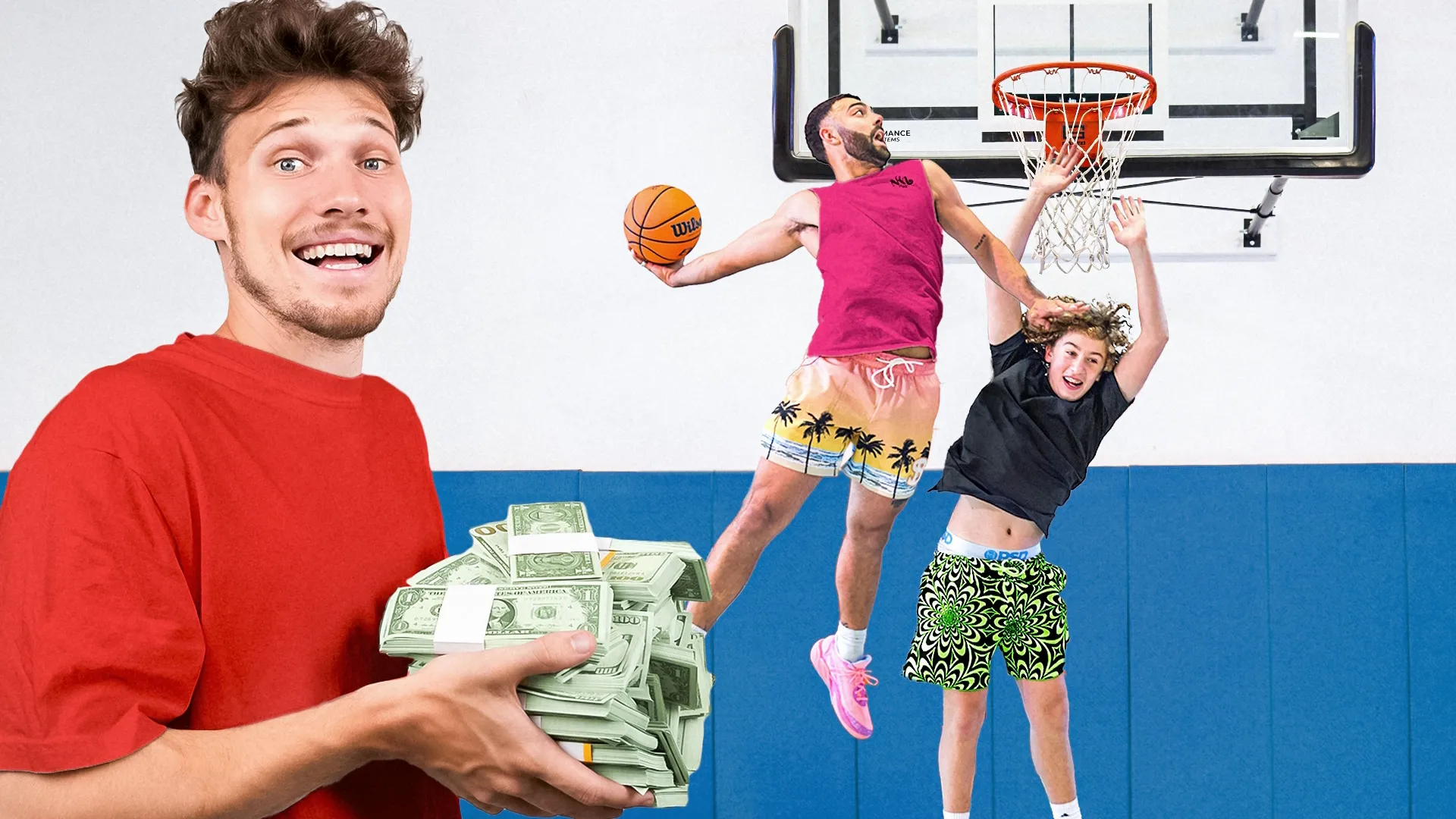 thumbnail - S1:E9 Jesser Hosts a 1v1 YouTuber Basketball Tournament For $10,000 Pt. 1!