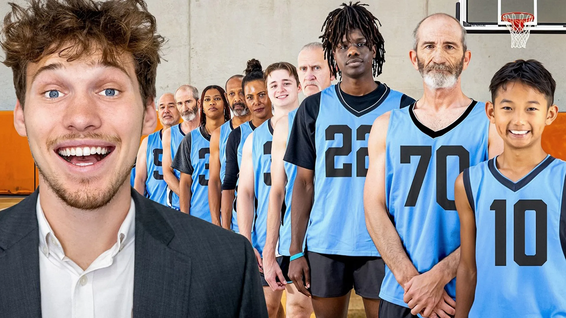 thumbnail - S1:E2 Ages 10 - 70 Compete In Basketball for $10,000 Pt. 1!