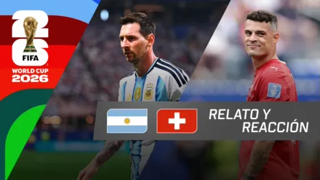 thumbnail - Argentina vs. Suiza (4tos) | Relato y reacción: Vignolo, Kun y Tevez