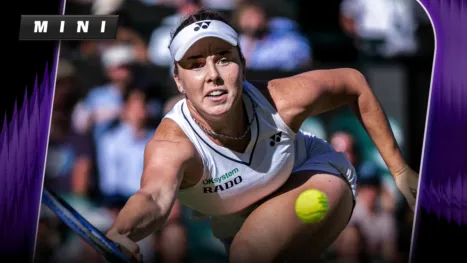 thumbnail - 2026 Wimbledon Mini (Ladies' Quarterfinal): Linda Noskova vs Elise Mertens