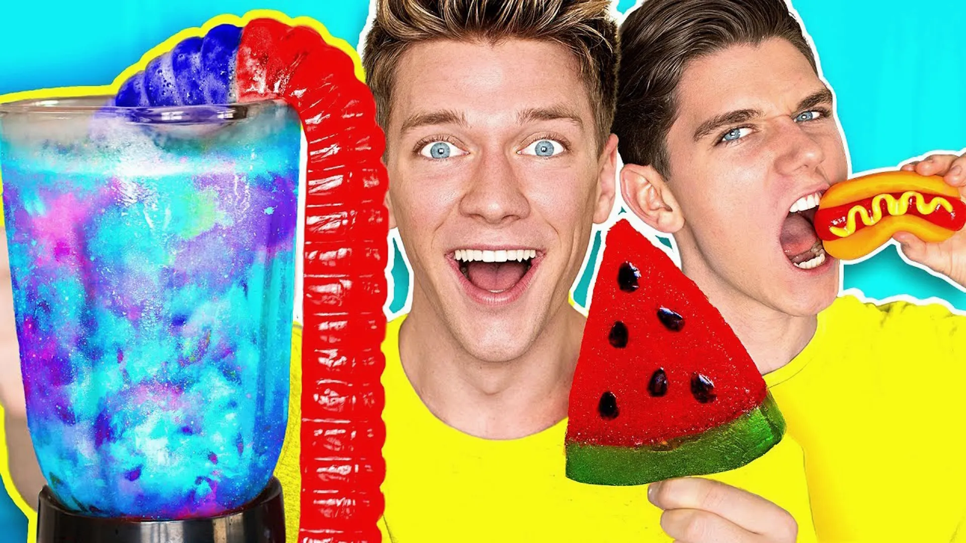 thumbnail - S1:E10 Gummy Vs. Real Smoothie Challenge!