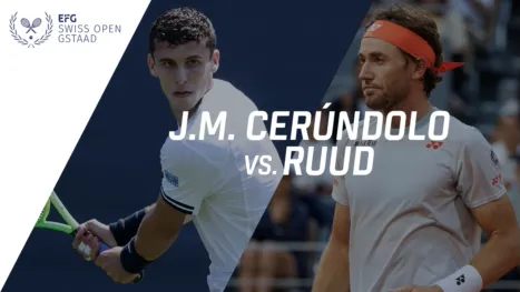 Juan Manuel Cerúndolo (ARG) vs. Casper Ruud (NOR) (Cuartos de Final)