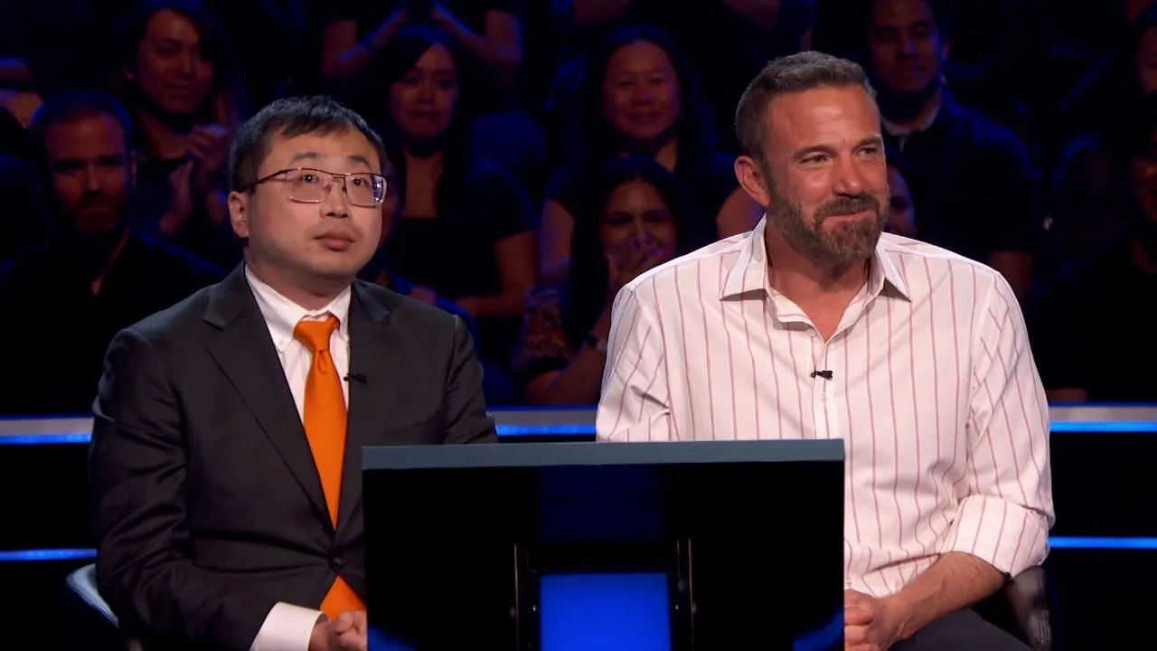 thumbnail - S5:E1 In the Hot Seat: Larry David & Cazzie David; Ben Affleck & Jamie Ding