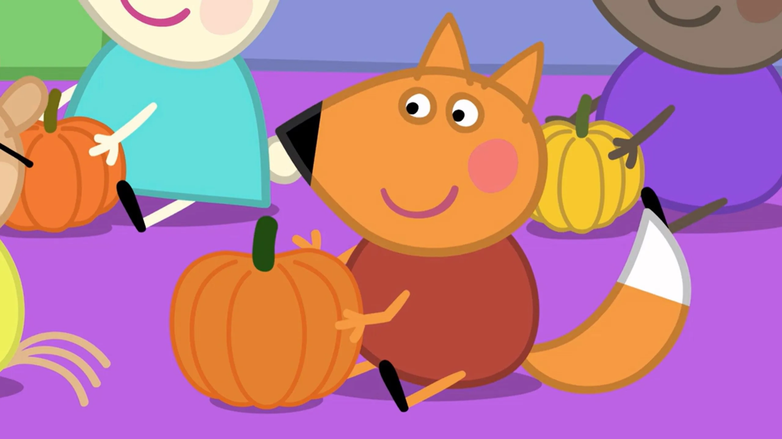 thumbnail - S7:E1 Playing Pretend / Scooters / Pumpkin Competition / Move To Music