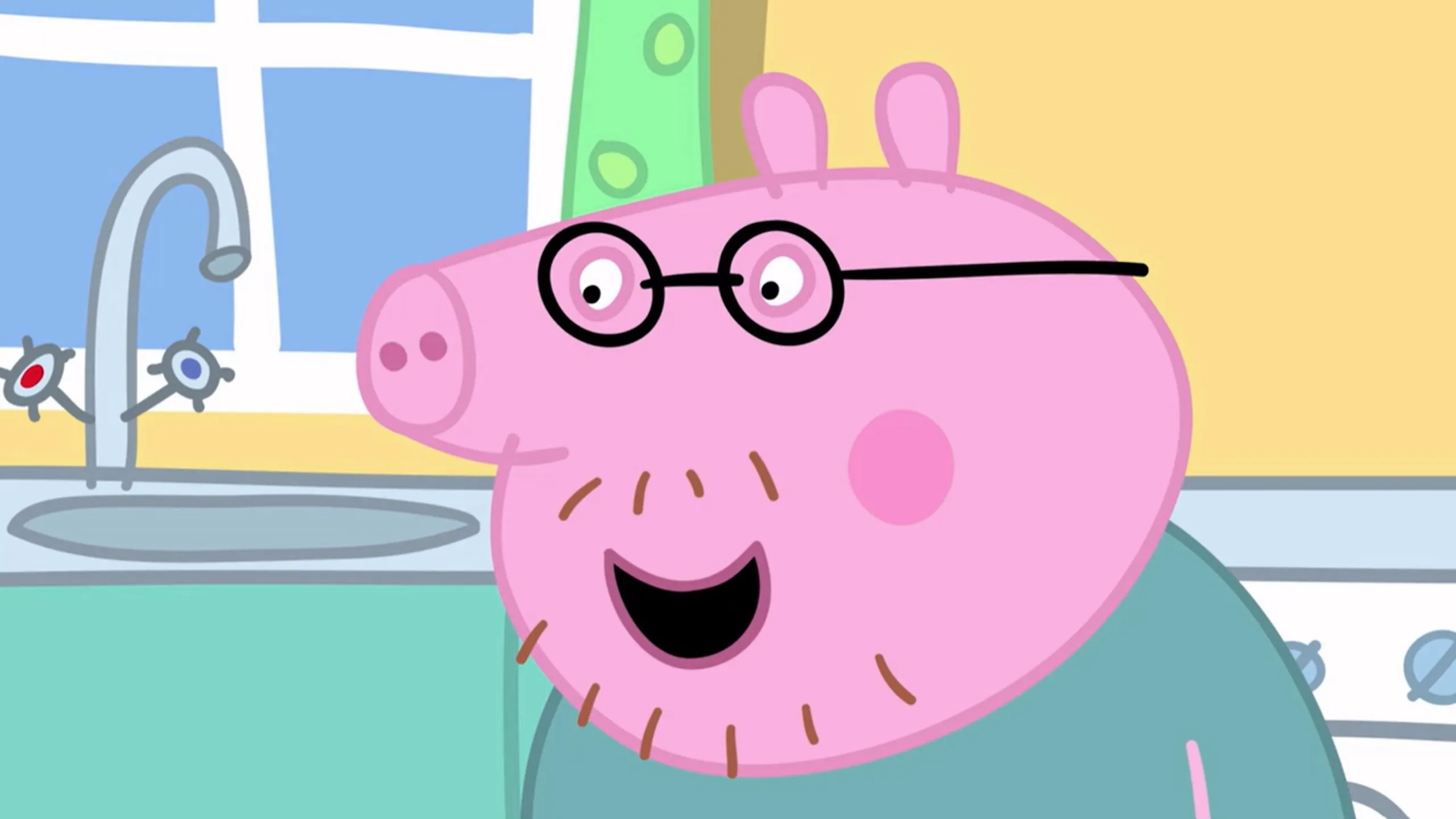 thumbnail - S8:E7 Grandpa Pig's Birthday / The Petting Farm / Pizza! Pizza! / Tv Land