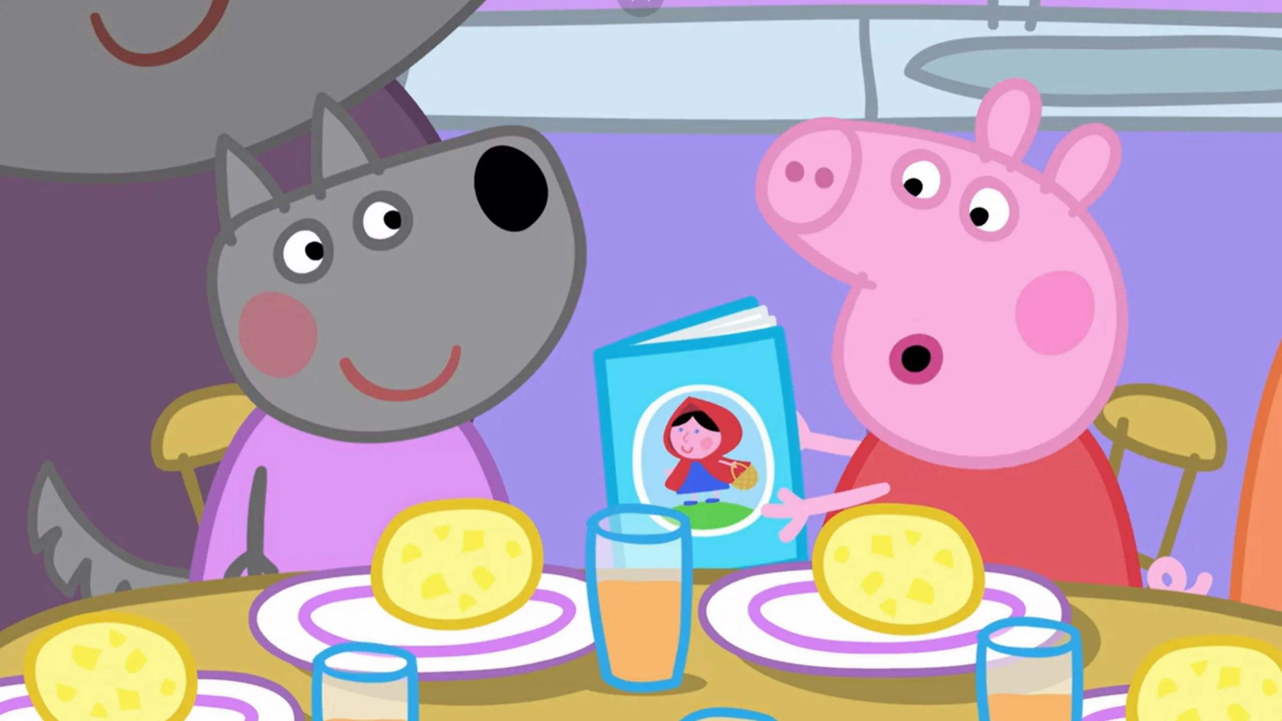 thumbnail - S7:E10 Peppa Goes to Paris / Grandpa Pig's Pond / Once Upon A Time / Police Station