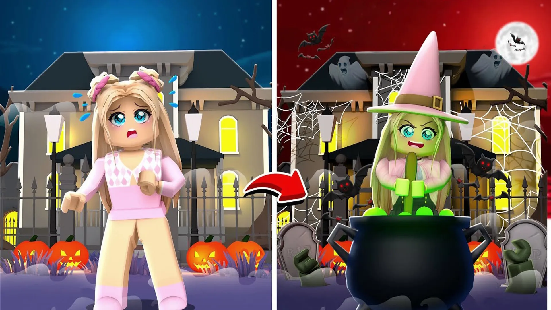 thumbnail - S1:E15 Haunted House Survival in Brookhaven!