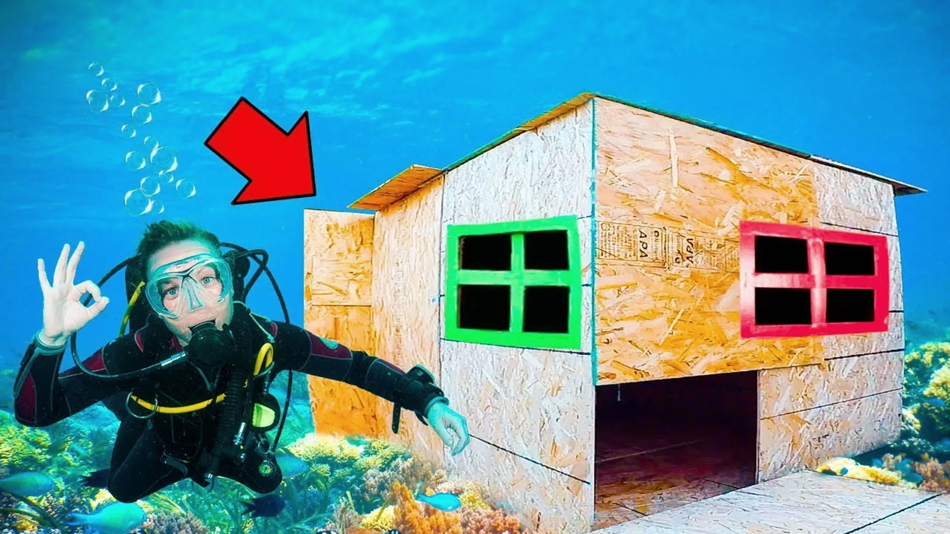 thumbnail - S1:E1 Ultimate Underwater Box Forts!