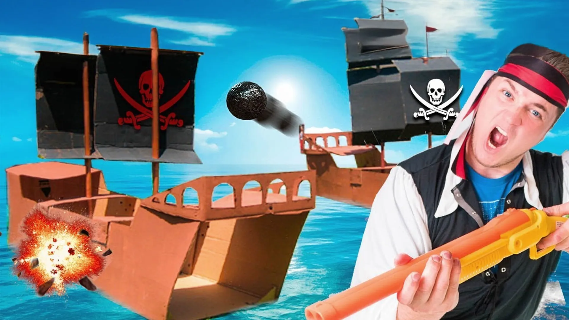 thumbnail - S1:E7 Box Fort Pirate Ship Showdown!