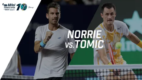 thumbnail - Cameron Norrie (GBR) vs. Bernard Tomic (AUS) (Cuartos de Final)