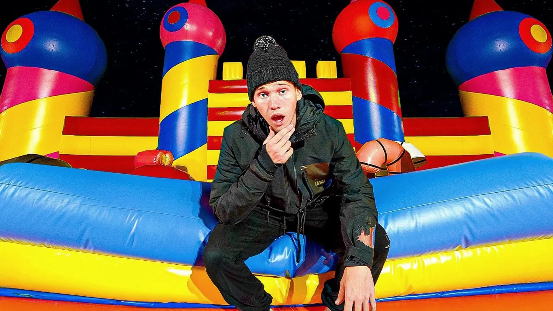 thumbnail - S1:E4 Staying Overnight in the World's Largest Inflatable!