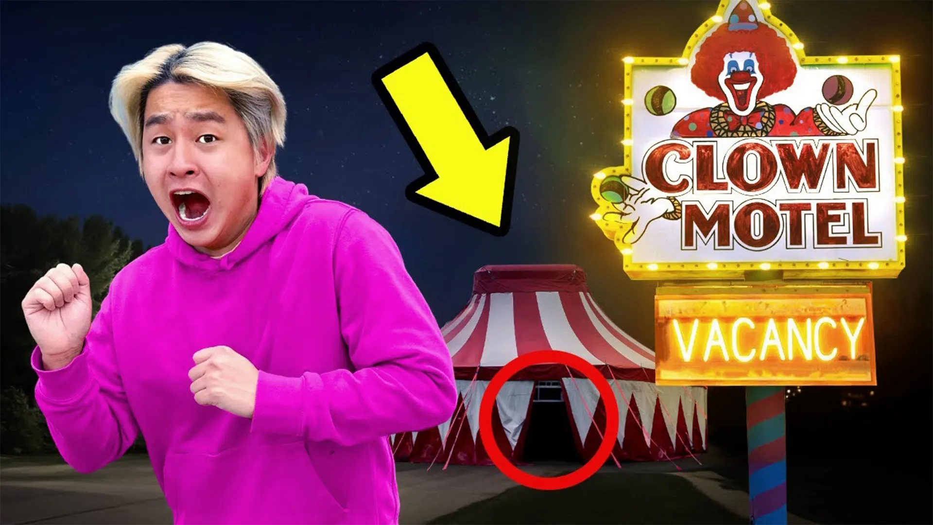 thumbnail - S1:E2 Escape the Haunted Clown Hotel and Restaurant Challenge!