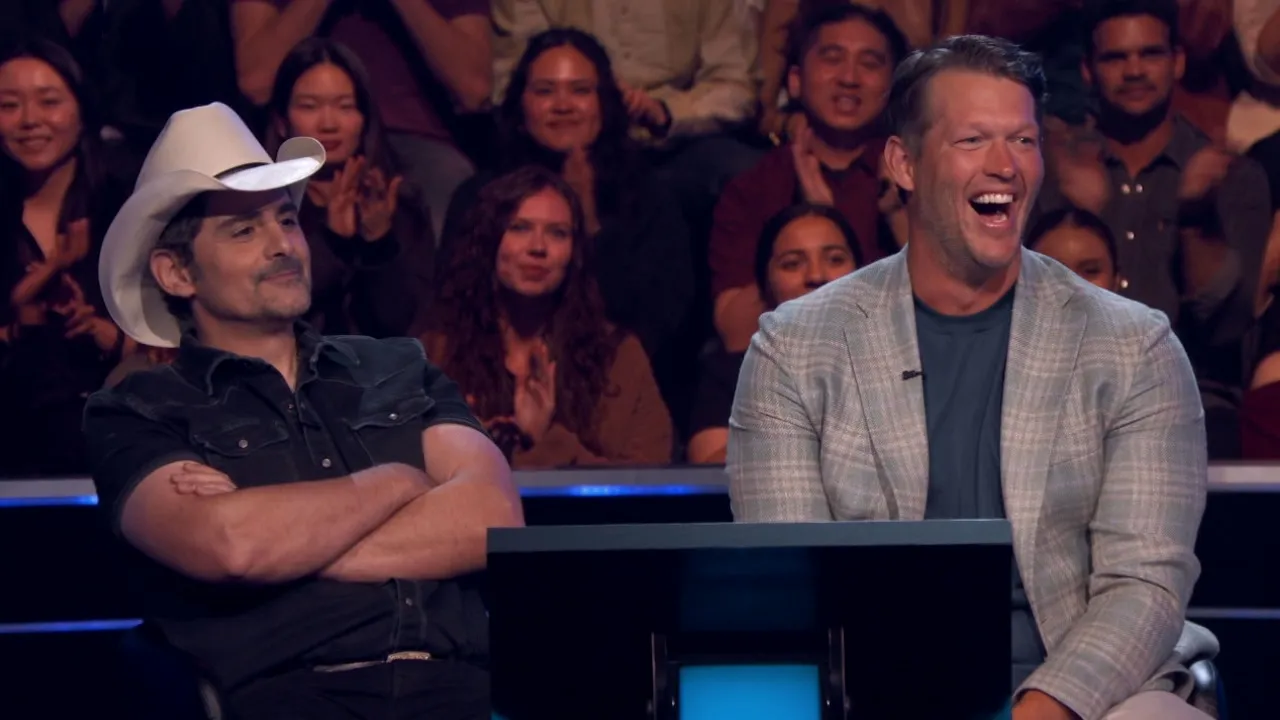 thumbnail - S5:E3 In the Hot Seat: Brad Paisley & Clayton Kershaw; Michael Kosta & Wendi McLendon-Covey